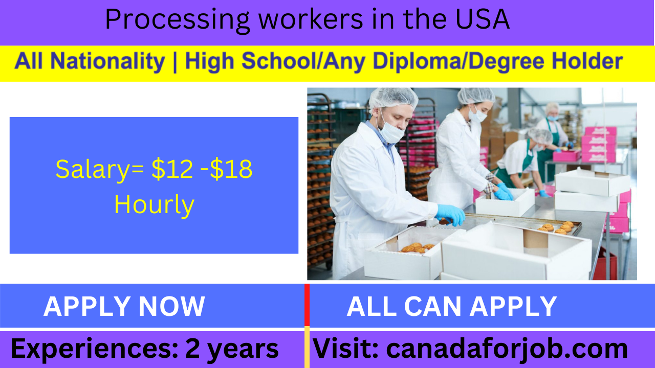 Processing workers in the USA